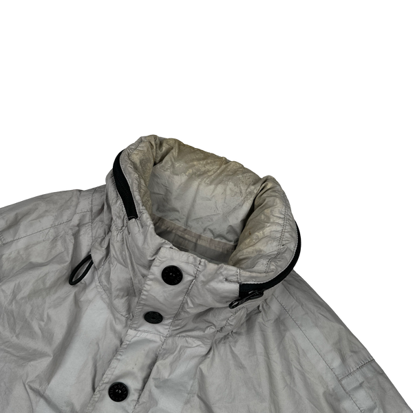 Stone Island 2016 Grey Garment Dyed Performance Tela Jacket - Medium
