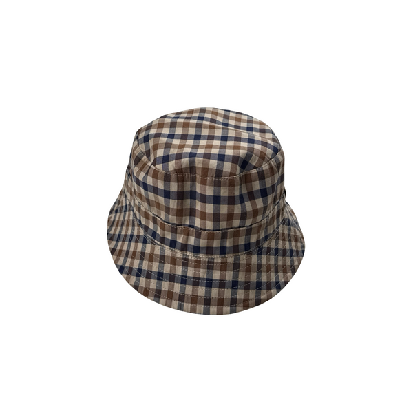 Aquascutum Reversable Vintage Classic Nova Checked Bucket Hat