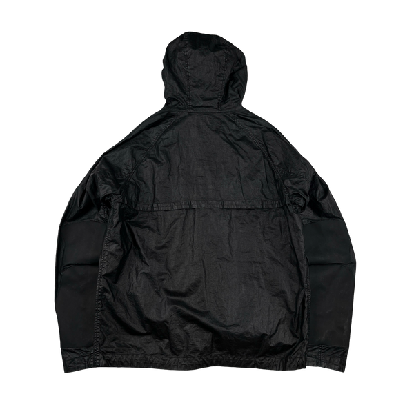 CP Company x Clarks Originals Black Lino Wax Goggle Jacket - XL