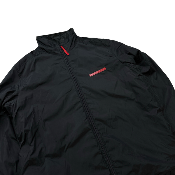 Prada Black Reversible Harrington Jacket - Large
