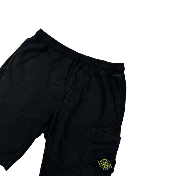 Stone Island 2022 Black Cotton Shorts - Large