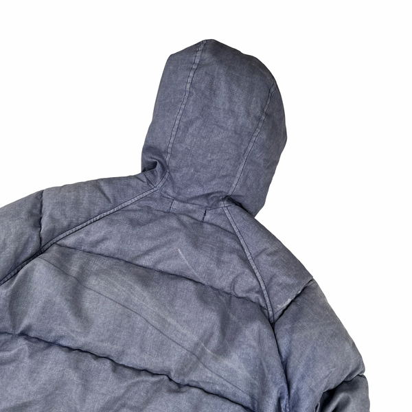 Stone Island 2018 Lino Resinato Down TC Hooded Puffer - Small