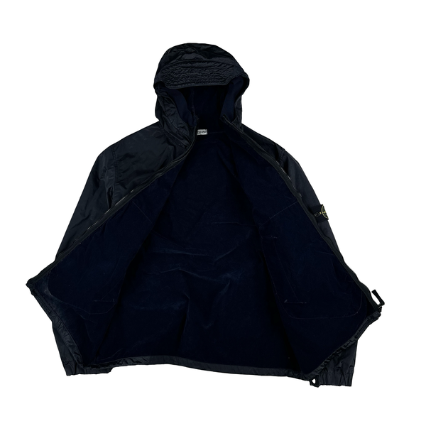 Stone Island 2008 Shimmer Velour Lined Nylon Jacket - XXL