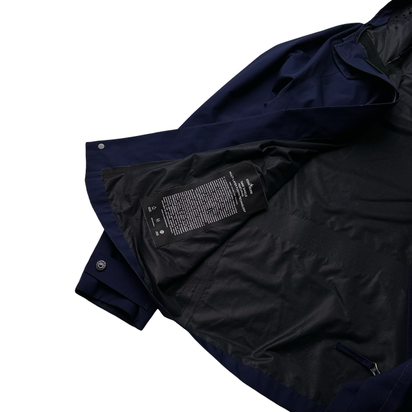 Stone Island Navy Tank Shield Multi Layer Hooded Jacket - Medium 