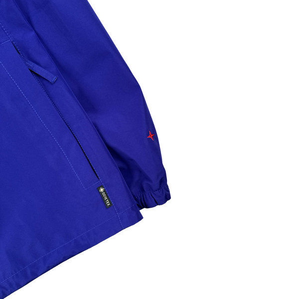 Stone Island Marina Gore Tex Waterproof Spellout Jacket - Large