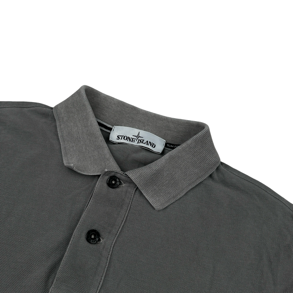 Stone Island 2017 Grey Polo Shirt - Large