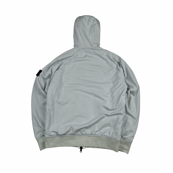 Stone Island 2022 Light Blue Comfort Tech Composite Reversible Polartec Jacket - Medium