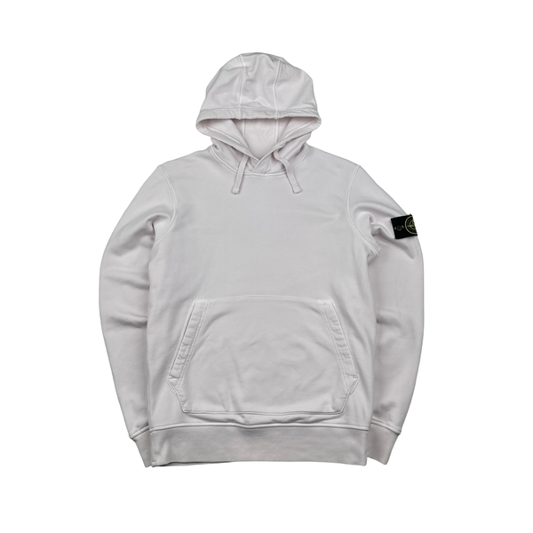 Stone Island 2022 Pale Pink Pullover Hoodie - Medium