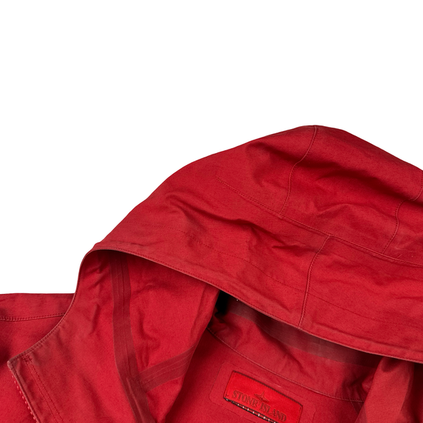 Stone Island 2014 Red 3L Ghost Performance Cotton Jacket - XXL