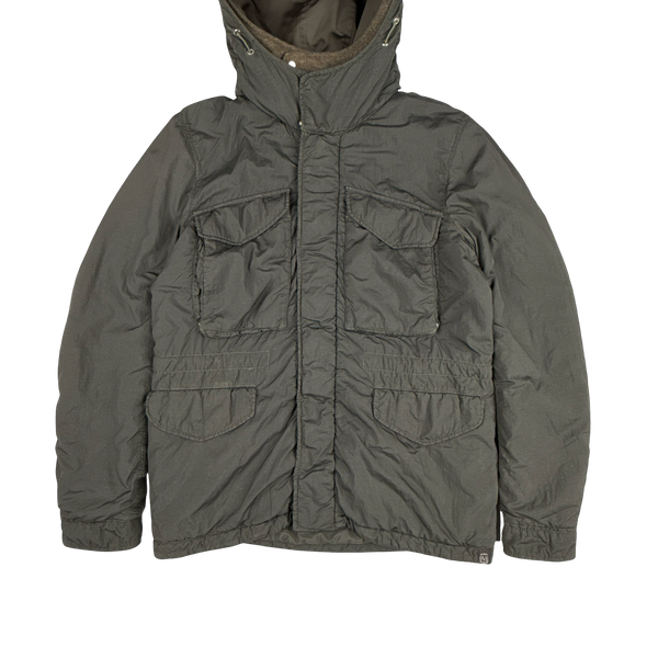 Nemen Nylon Khaki Padded Multi Pocket Jacket - Small