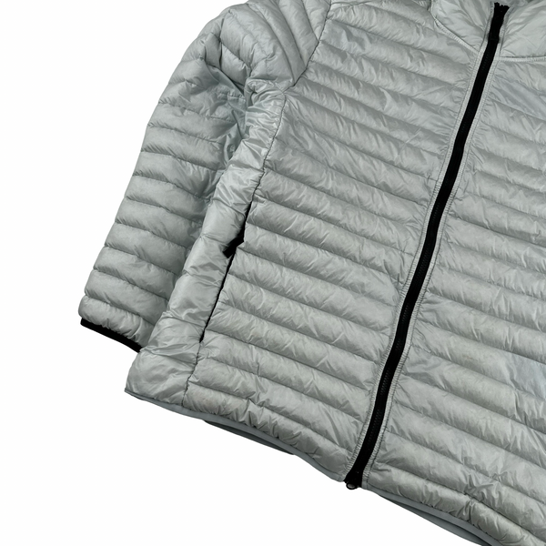 Stone Island Light Blue Loom Woven R Nylon Down TC Puffer XL Mat's