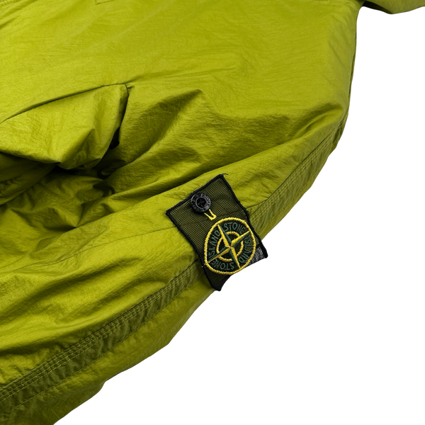 Stone Island 2009 Green Down Filled Mesh Badge Puffer Jacket - Large