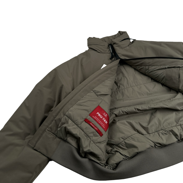 CP Company Khaki Primaloft Pro Tek Bomber Jacket - Small & Medium