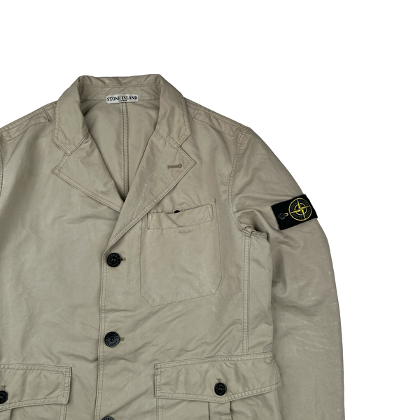 Stone Island 2010 Tan David TC Blazer Jacket - XL