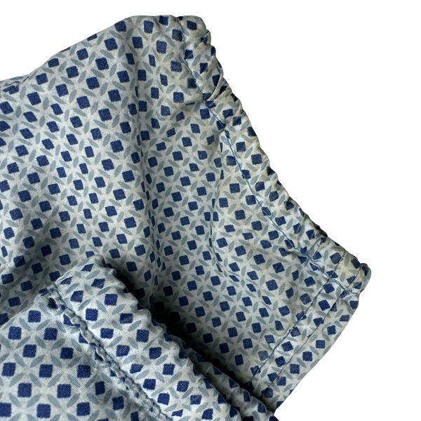 CP Company Blue Diamond Print Goggle Cotton Jacket - XL