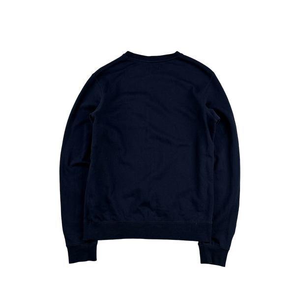 Aquascutum Navy Spellout Jumper - Medium