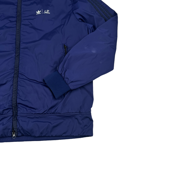 CP Company x Adidas Blue Nycra Goggle Jacket - Large – Mat's Island
