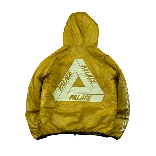 Palace Yellow Spellout Pertex Quantum Jacket - Medium