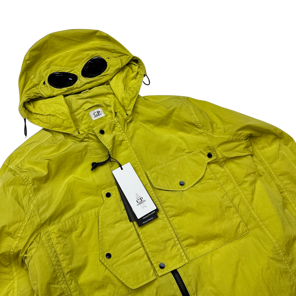 CP Company Yellow Chrome Goggle Jacket - Large