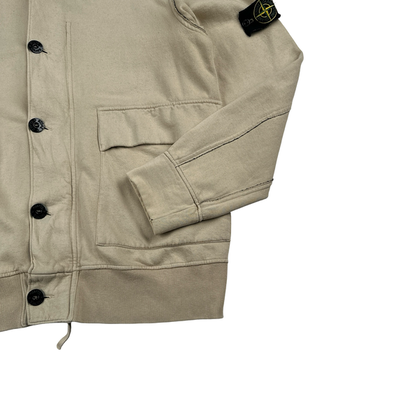Stone Island 2006 Vintage Beige Cotton Buttoned Jacket - XL