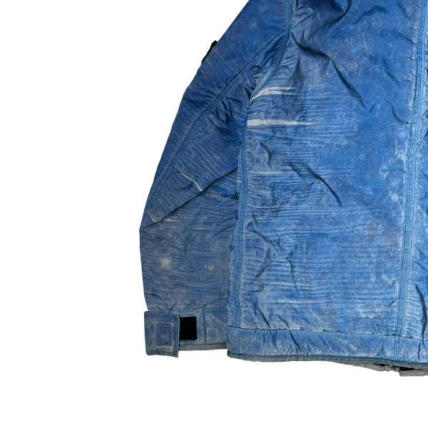 Stone Island 2010 Blue Liquid Reflective Jacket - XL