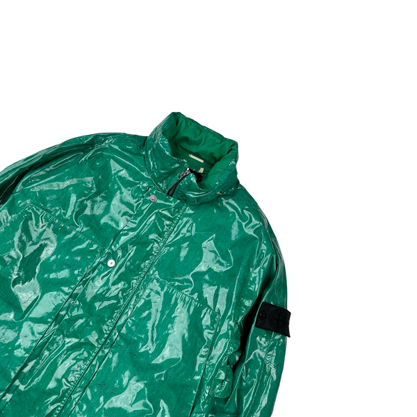 Stone Island 2022 Shadow Project Glass Poplin Double Face Print Jacket - Large