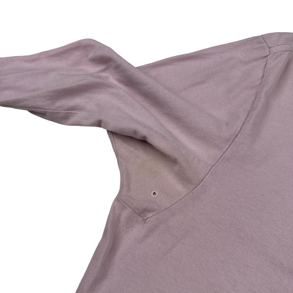 Stone Island 2017 Pink Longsleeve Cotton Top - XXL