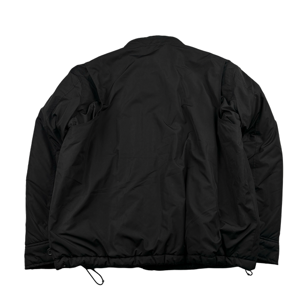 Ralph Lauren Black Cotton Lined Padded High Neck Jacket - XL