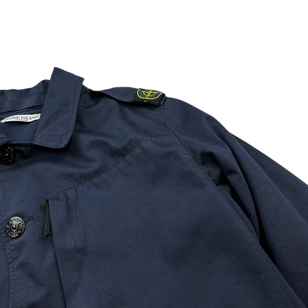 Stone Island 2011 Navy Raso-R Trench Coat - XL