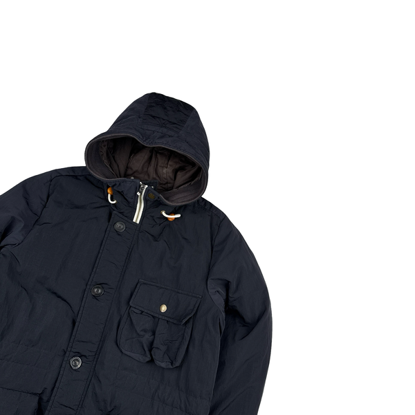 CP Company 2010 Black Chrome Down Filled Puffer Jacket - Medium