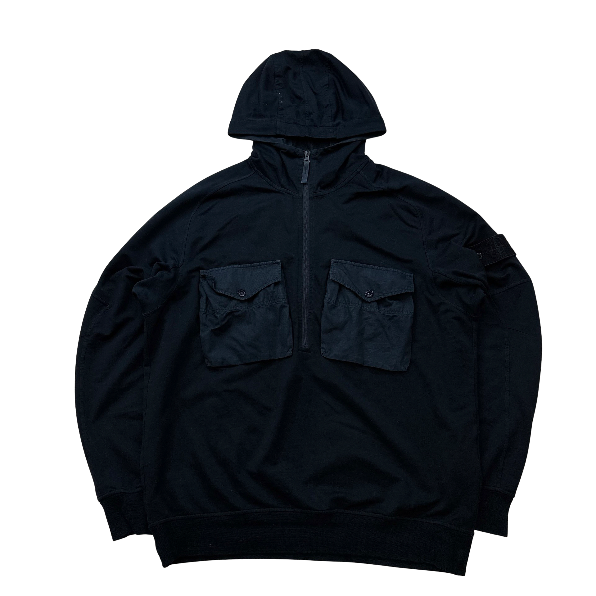 stone  ghost piece smock 19ss　XL Stone Island 2020 Navy Ghost Smock Pullover Jumper -XL – Mat's Island