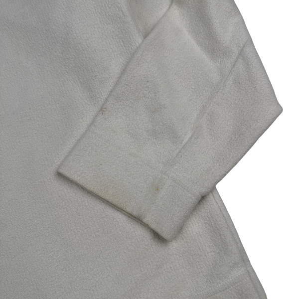 Stone Island Vintage White Fleecd Cotton Pullover Jumper - XL