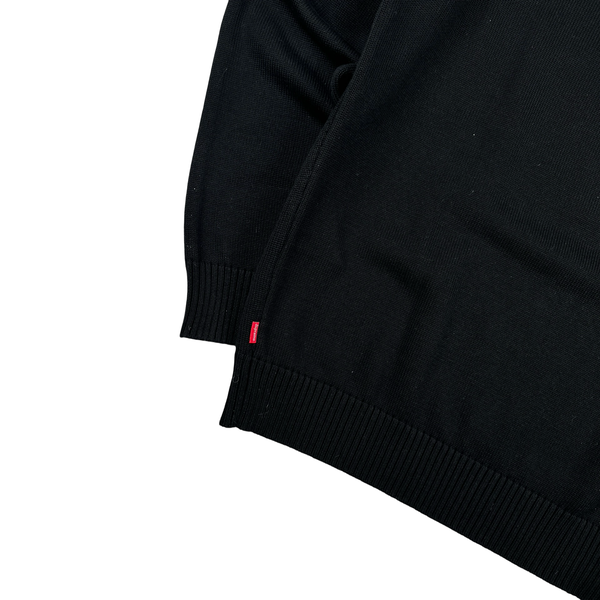 Stone Island x Supreme Thick Cotton Reflective Spellout Knit Jumper - Large