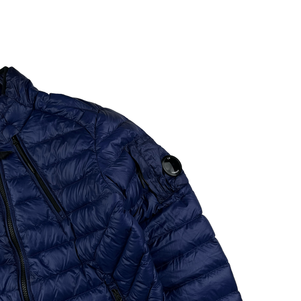 CP Company Blue Lens Viewer Puffer Jacket - Small