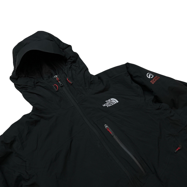 North Face Black Summit Series Down Padded Rain Jacket - Small