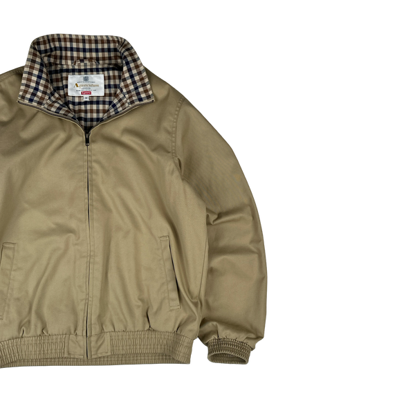 Aquascutum X Supreme Classic Checked Waterproof Harrington Jacket - Medium