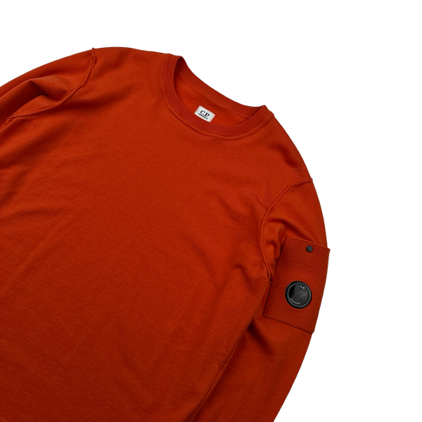 CP Company Red Cotton Knit Jumper - Large