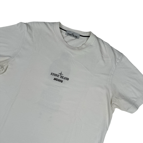 Stone Island 2015 Pure Metal Archivo Short Sleeve T Shirt - Medium