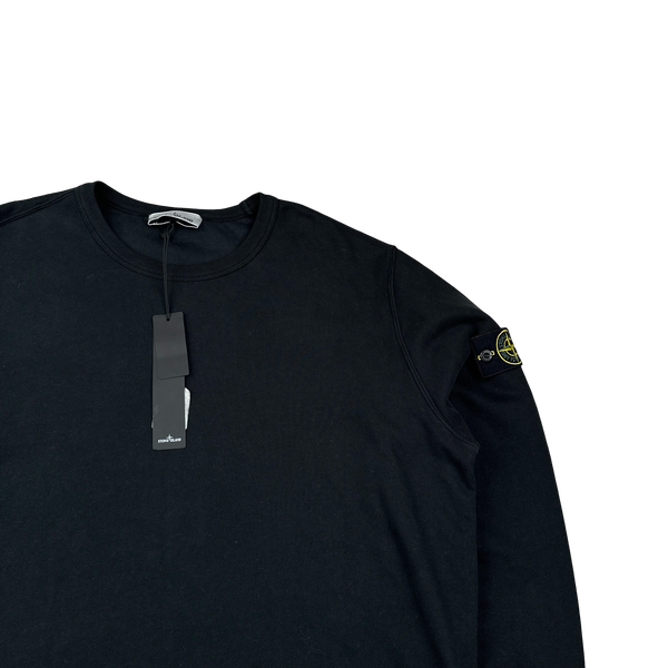 Stone Island 2023 Black Crewneck Jumper - XXL