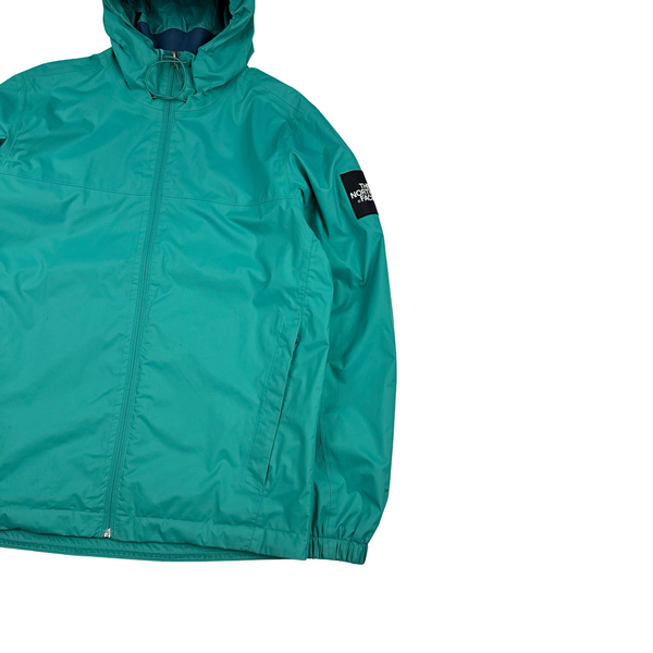 North Face Turquoise Dryvent Waterproof Jacket - Medium
