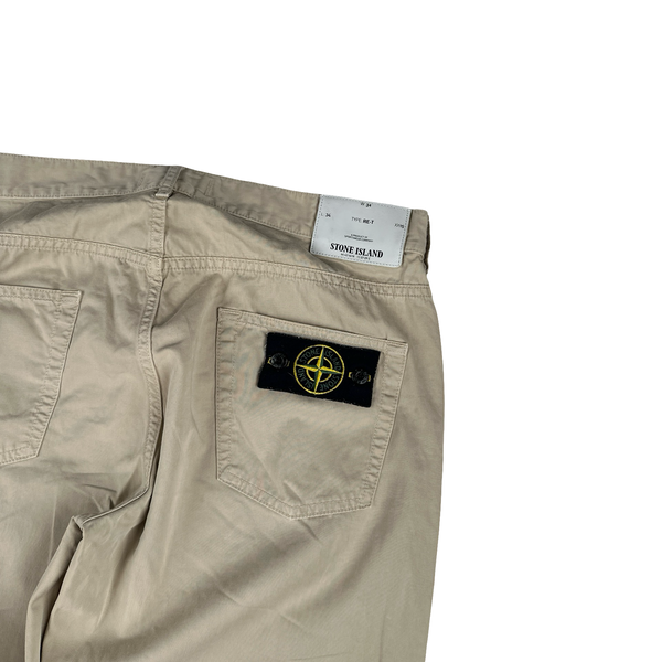 Stone Island 2015 RE-T Fit Beige Trousers - 34"