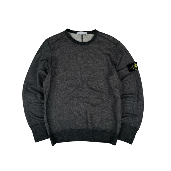 Stone Island 2015 Grey Cotton Crewneck - Medium