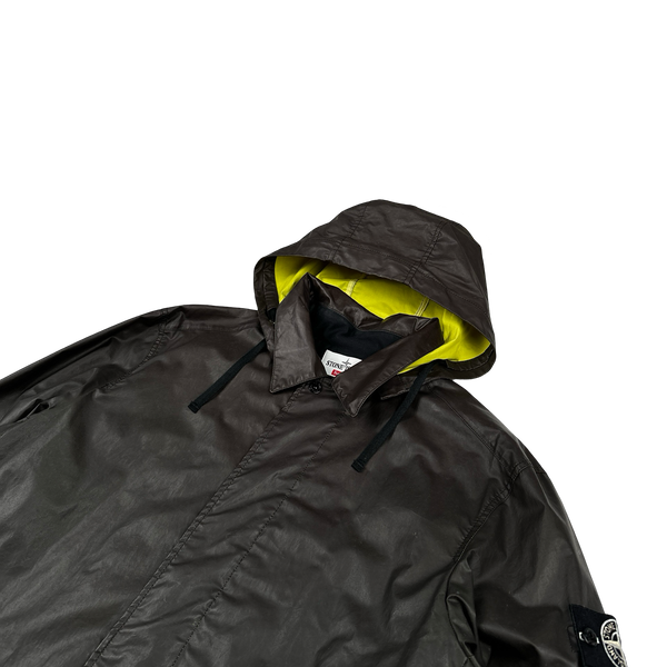 Supreme X Stone 2016 Island Heat Reactive Yellow/Brown Trench Coat - XL