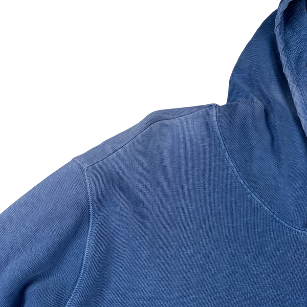 Stone Island 2019 Blue Pullover Hoodie - XL