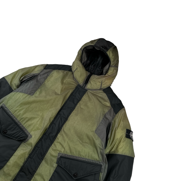 Stone Island 2016 Resin-T Shell Down Ice Jacket - 3XL