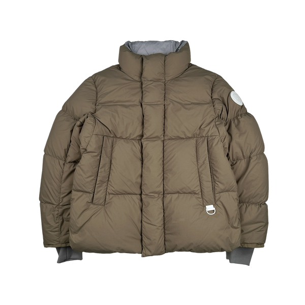 Canada Goose Everett Northwood Down White Patch Puffer Jacket - Large