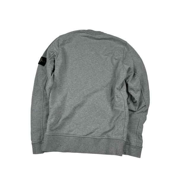 Stone Island 2016 Grey Crewneck Sweatshirt - Small