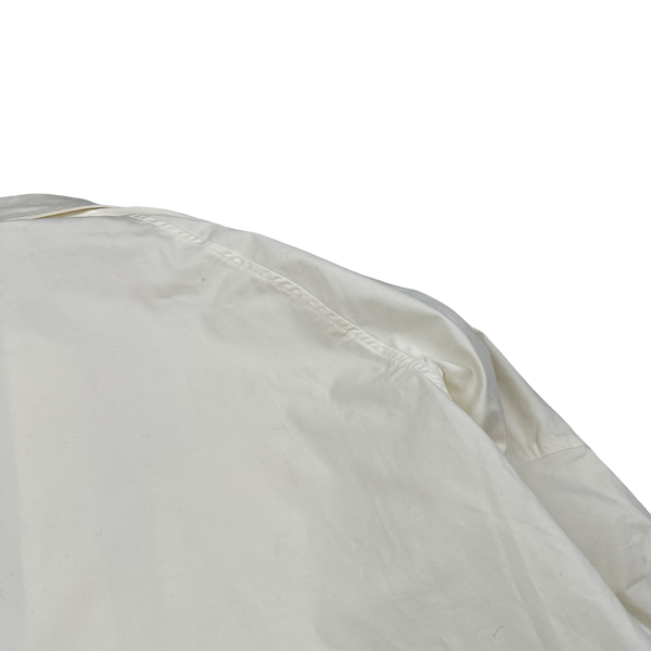 Stone Island 2020 White Thick Cotton Ghost Piece Overshirt - Medium