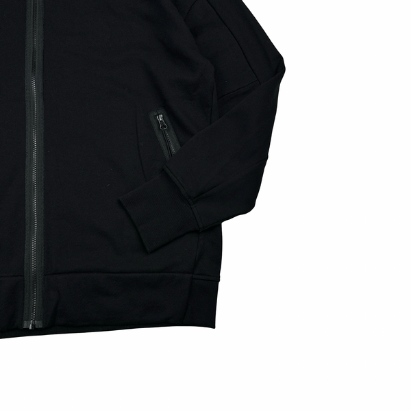 CP Company Black Cotton Goggle Hoodie - XXL