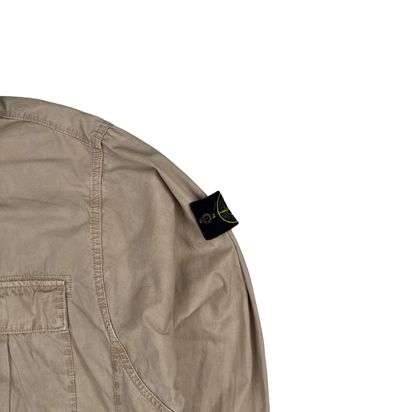 Stone Island 2020 Tan Smock Pullover Overshirt - Large
